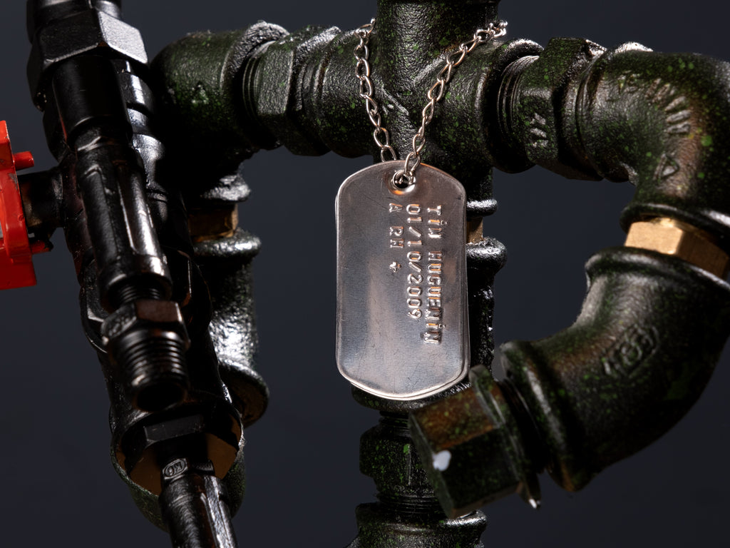 Komando Lampenser. Kişiselleştirilebilir Künye detayı