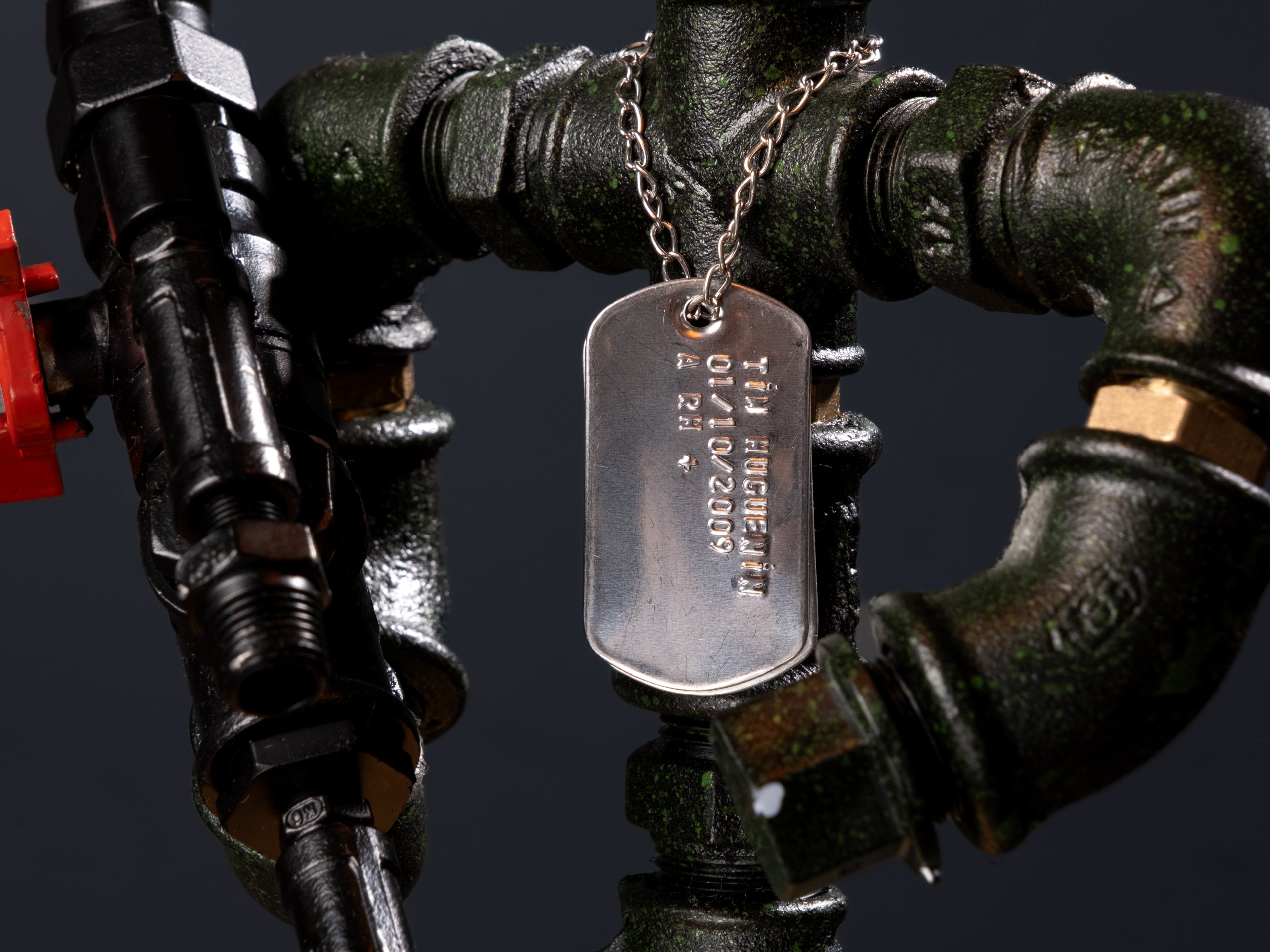 Komando Lampenser. Kişiselleştirilebilir Künye detayı