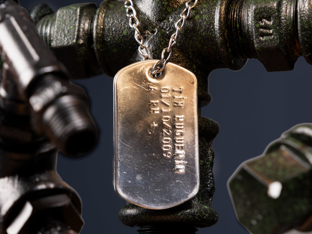 Komando Lampenser. Kişiselleştirilebilir Künye Detayı