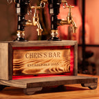 neon ürünü kırmızı led görünümü