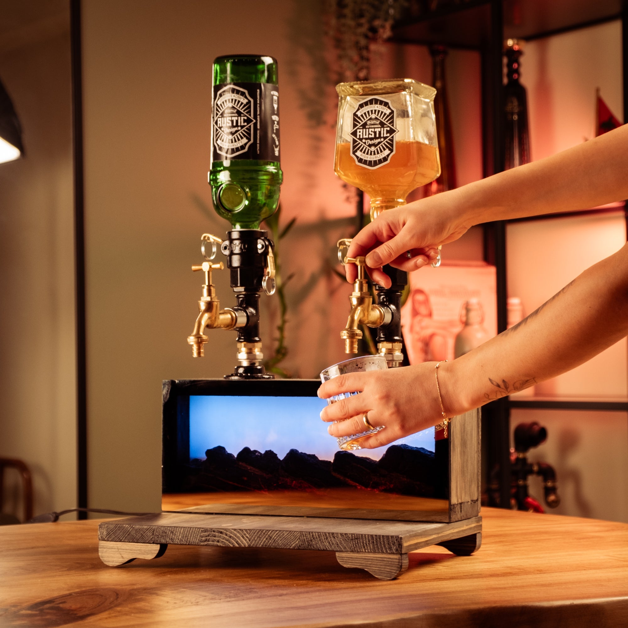 Bar tezgâhında ölçü kıyası – rocks bardakla